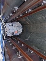  2024 Donaukreuzfahrt: Schleuse Djerdap I - schwimmende Feststeller