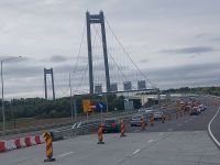 2024 Donaukreuzfahrt: Donaudelta - Neue Brücke bei Brâila