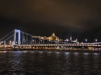 2024 Donaukreuzfahrt: Durchfahrt Budapest, Burgberg