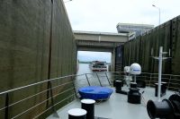 Ausfahrt aus der Schleuse