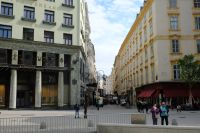 Blick in die Einkaufsstrasse