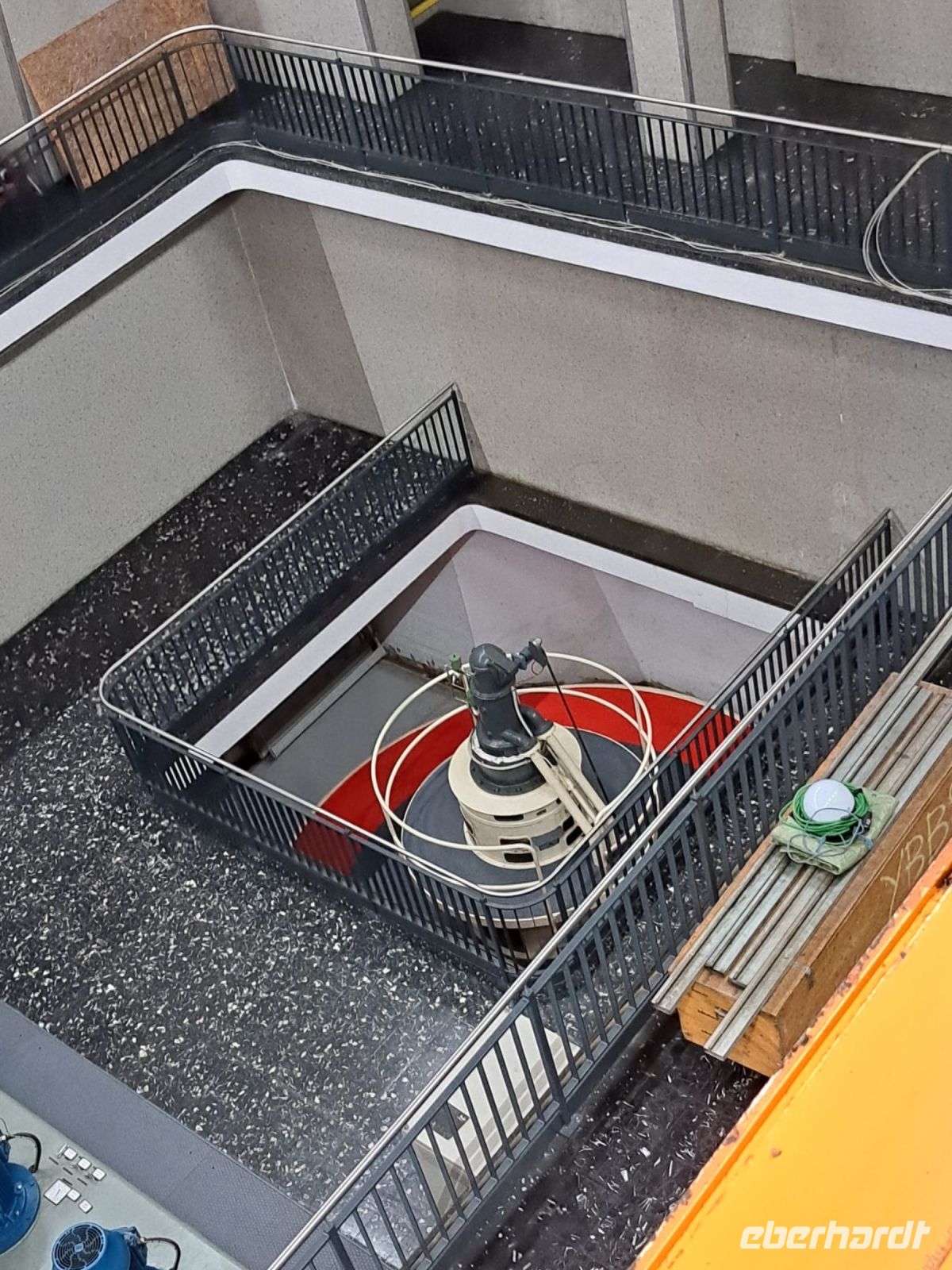 Blick in den Turbinenraum