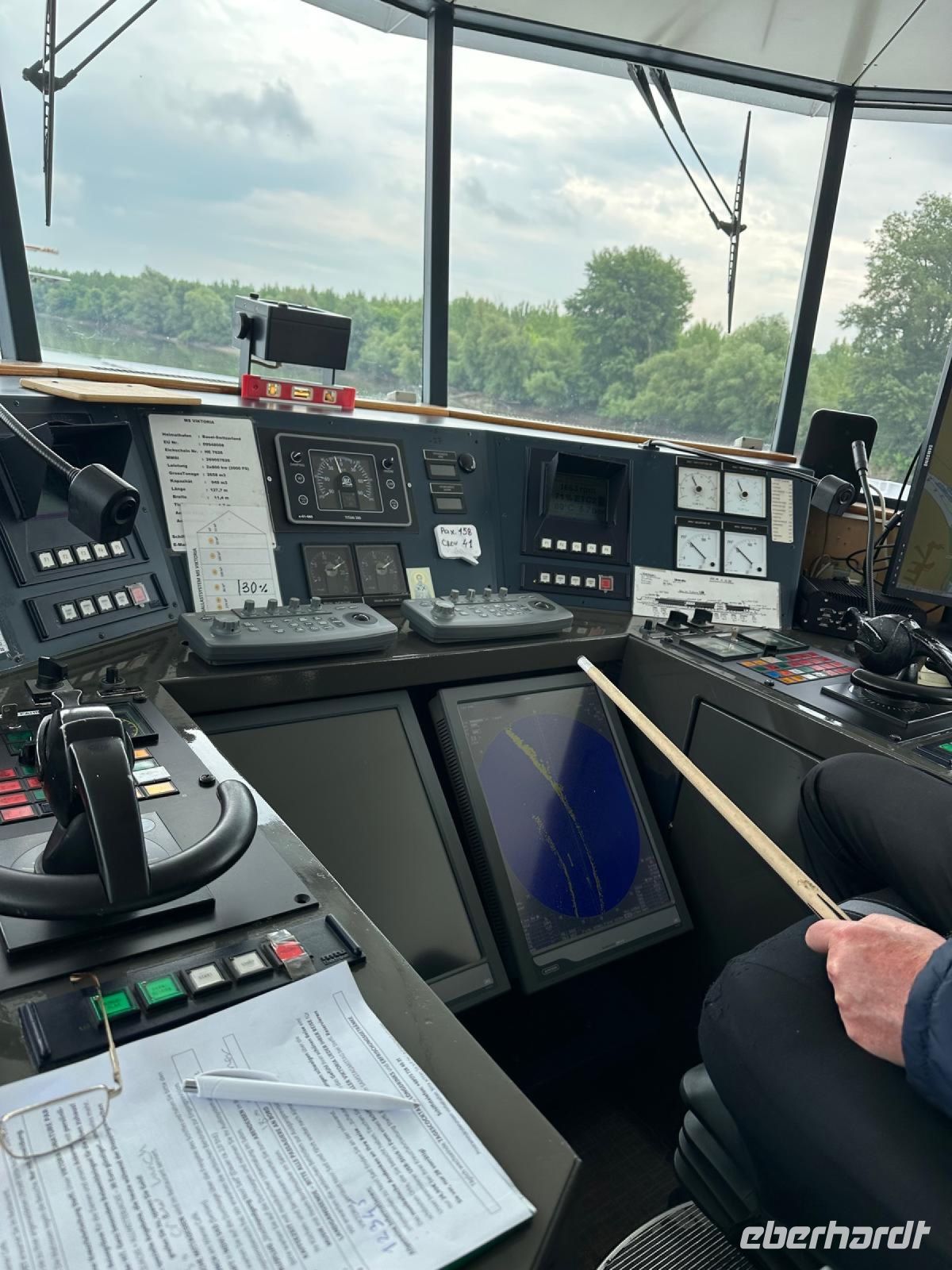 IArbeitsplatz des Kapitäns