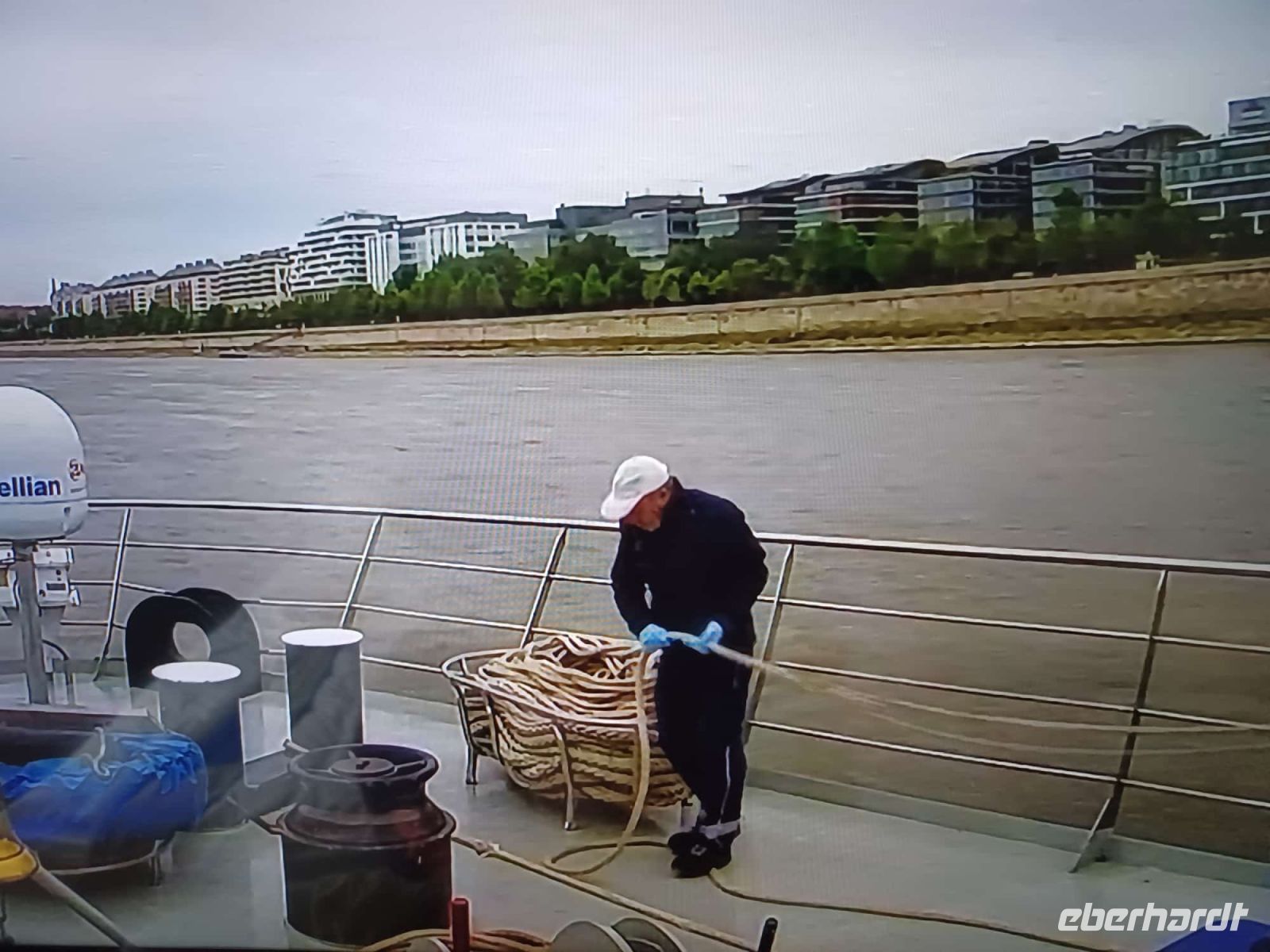 Vorbereitung Anlandung Budapest