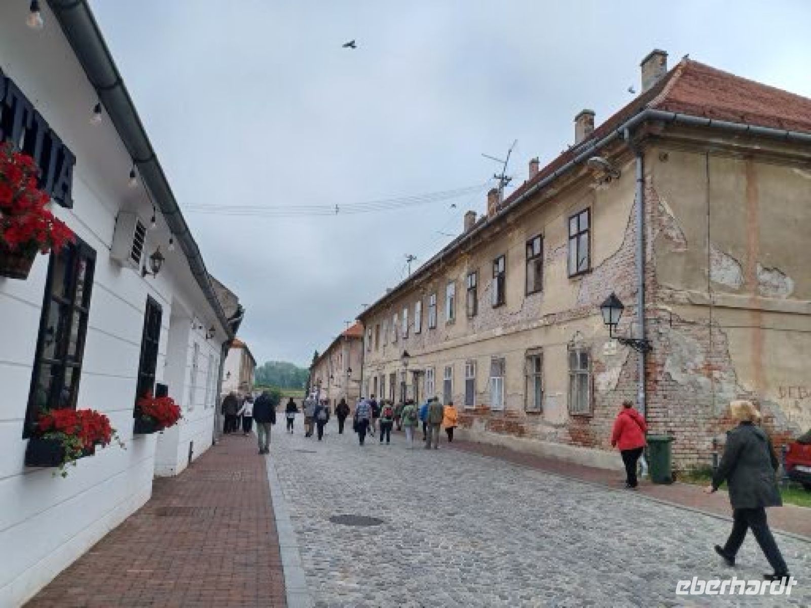 Burgstadt - restaurierte Gebäude u. Zukunftsprojekte beieinander