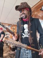 die Piraten stürmen das Restaurant