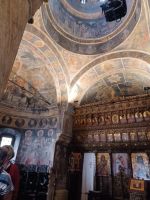 Deckenmalerei im Gebetsraum - Ikonen an der Wand