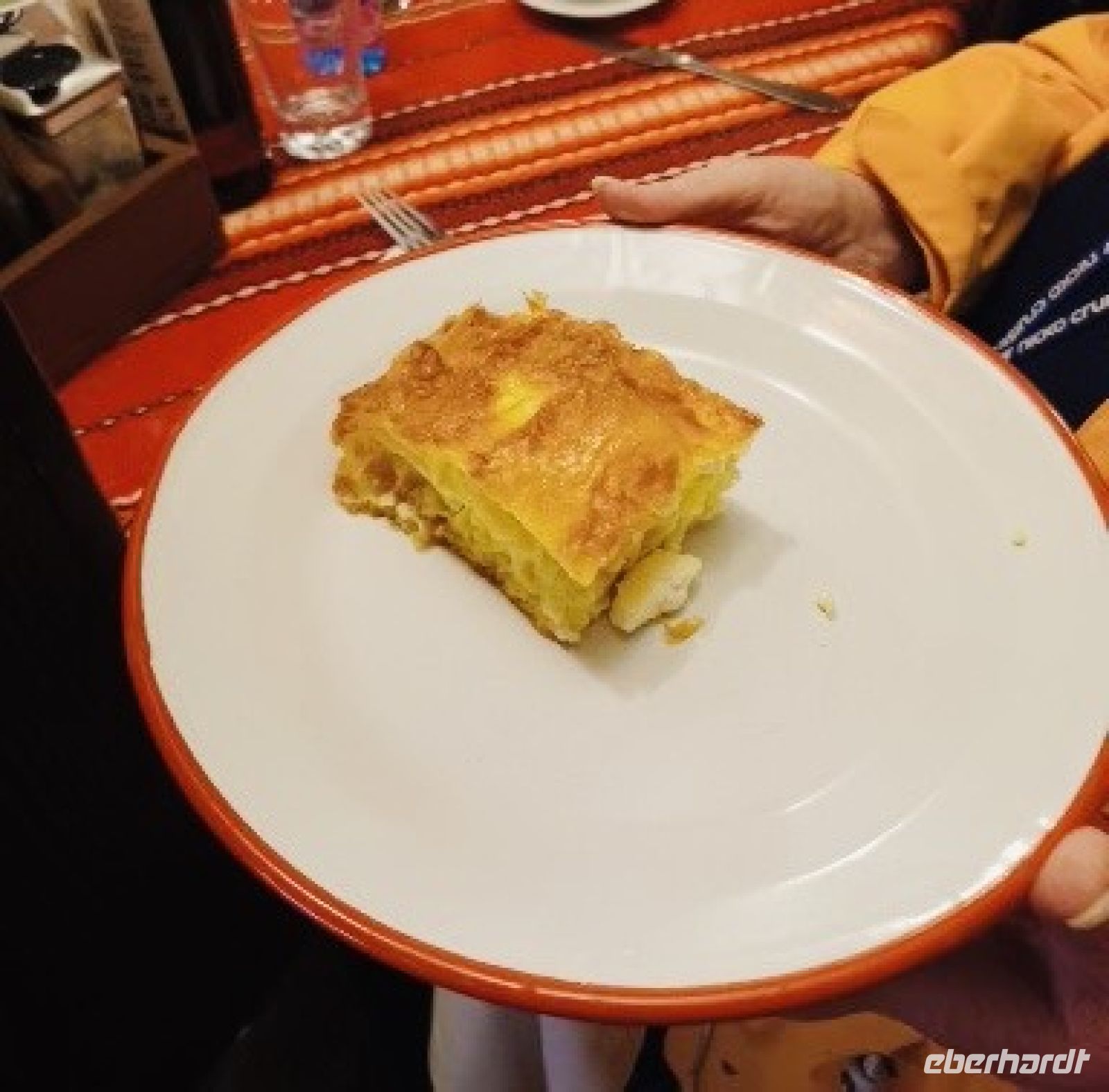 Banitza -Ölteig mit Topfen