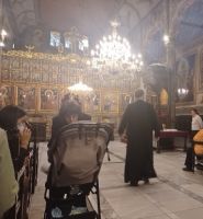 das Taufkind wird beruhigt