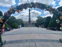 Stadtgarten mit Freiheitsdenkmal, 1908