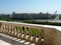 Blick vom Parlament in Bukarest