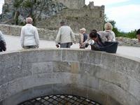 Burg Devín (deutsch Burg Theben) - Schalltest