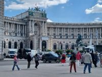 Die Wiener Hofburg - Frontansicht