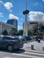 Platz der Revolution mit Erinnerungsdenkmal an die Todesopfer von 1989