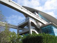 Endstation der Einschienenbahn 