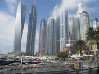 Hochhäuser an der Marina von Dubai