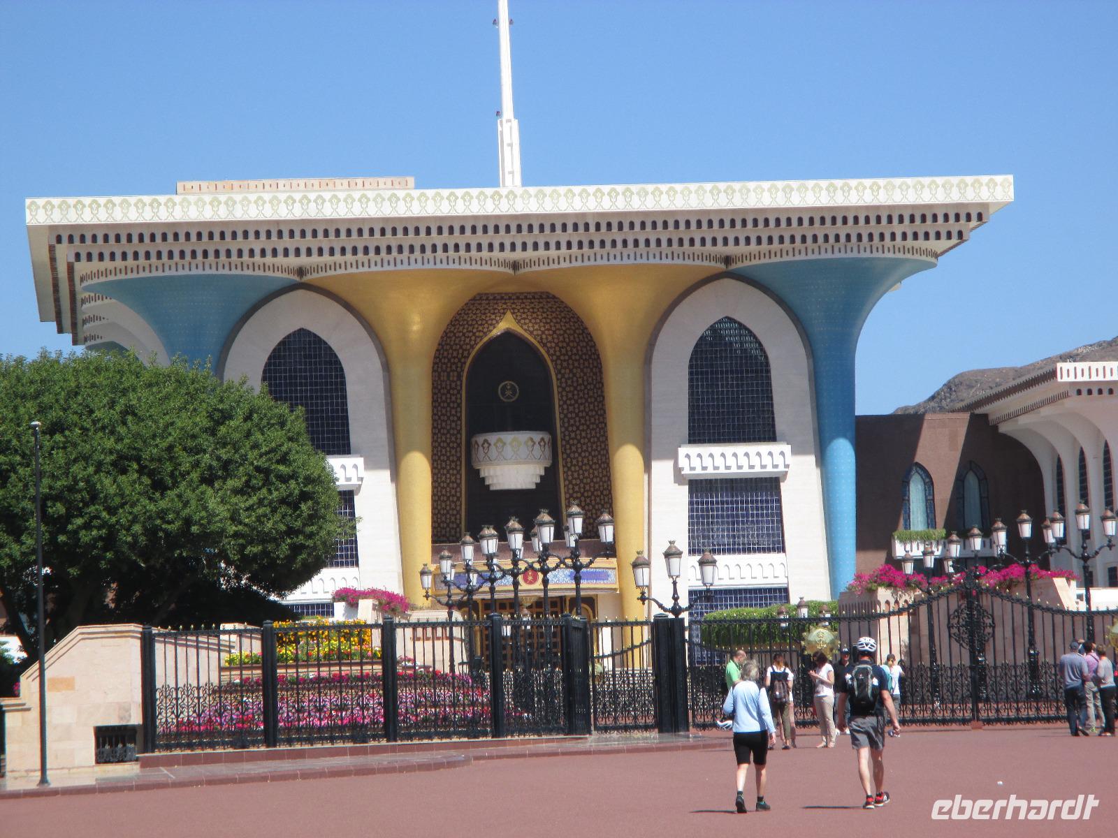 Der Palast Seiner Majestät Sultan Qaboos