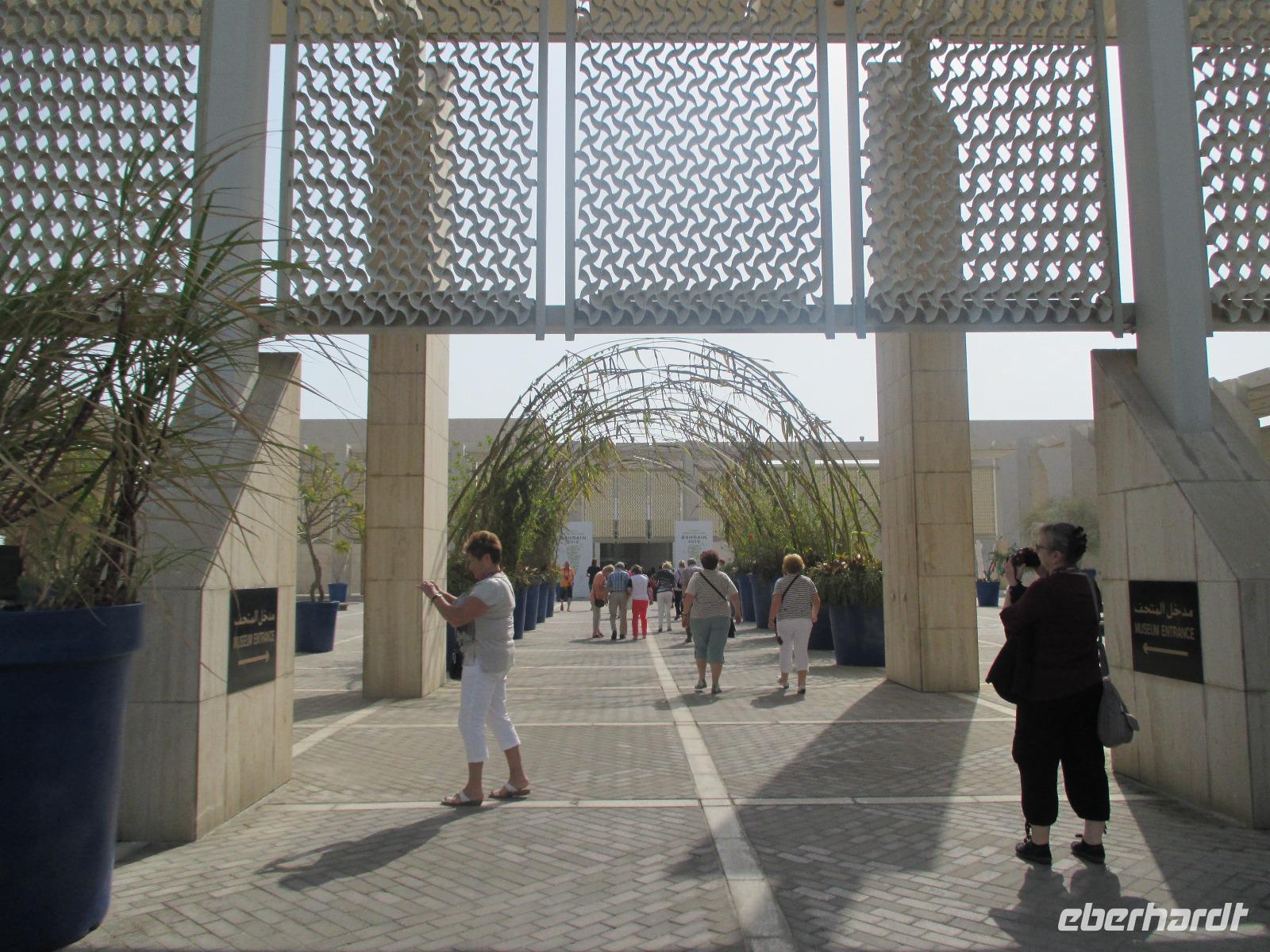 Eingang zum Nationalmuseum von Bahrain