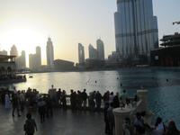 Sonnenuntergang am Burj Khalifa