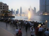Fontänen an der Dubai Mall
