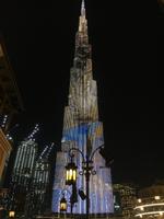 Lasershow am Burj Khalifa