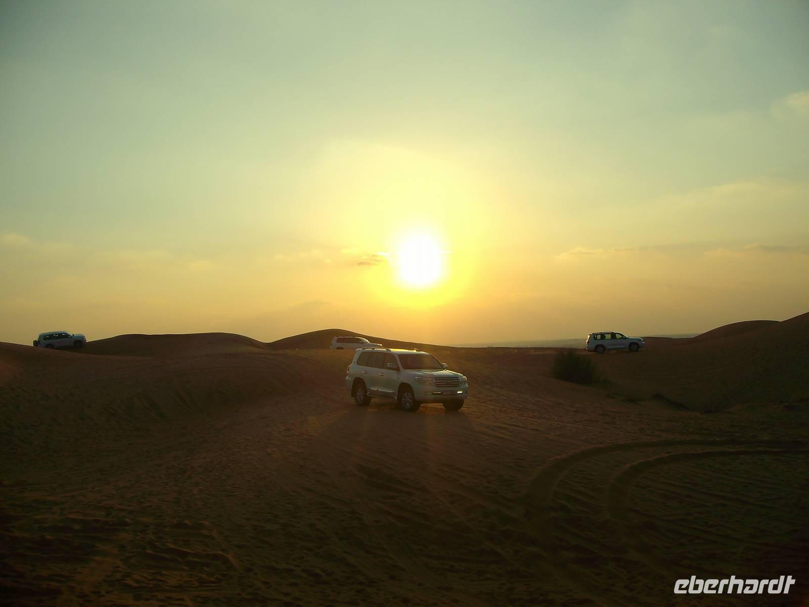 Sonnenuntergang in der Wüste