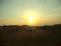 Sonnenuntergang in der Wüste