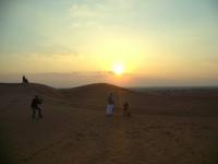 Sonnenuntergang in der Wüste