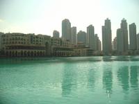 Silhouette an der Dubai Mall