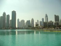 Silhouette an der Dubai Mall