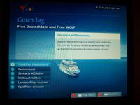 Begrüßung auf dem Schiff der AIDAdiva