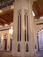 Besuch der Großen Moschee im Oman (Herren-Gebetshalle)