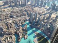 310 Dubai von oben - Blick vom Burj Khalifa