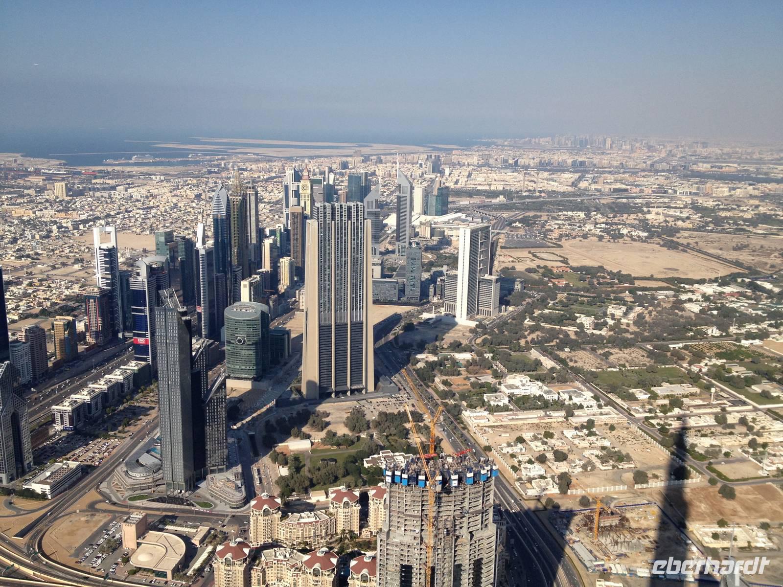 313 Dubai von oben - Blick vom Burj Khalifa