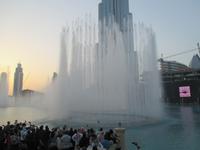 Fontänen an der Dubai Mall