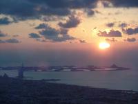 Burj Khalifa, Blick vom 124 Stock zur Palmeninsel