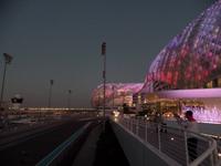 An der Rennstrecke in Abu Dhabi