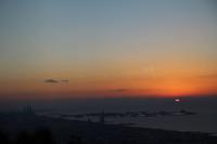 Sonnenuntergang vom Burj Khalifa aus