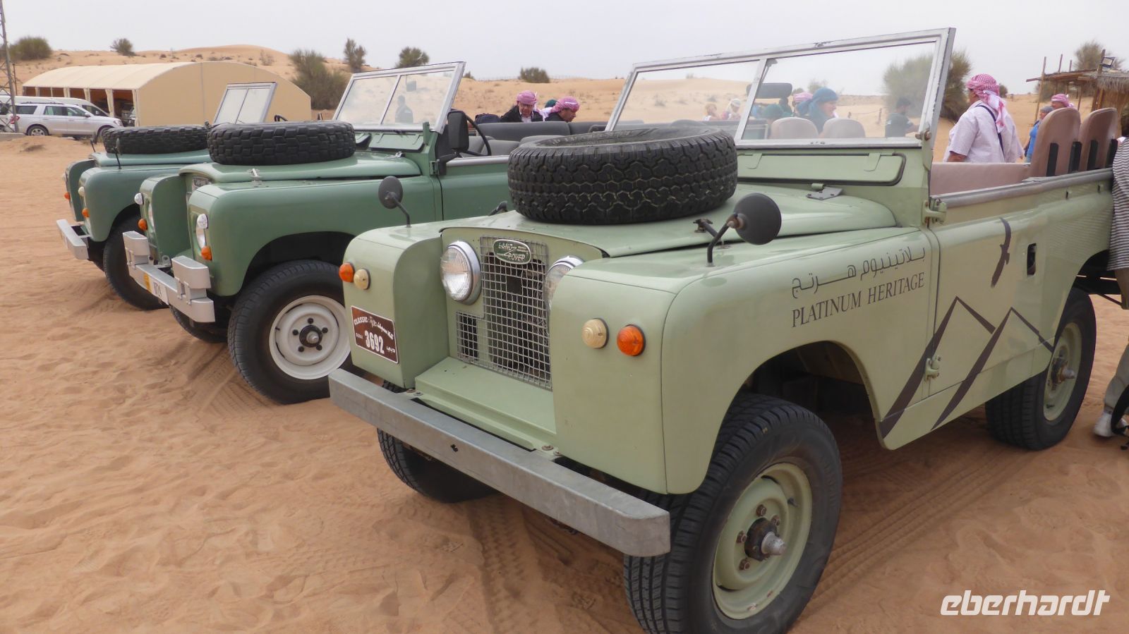 Wüstensafari - Vintage Land Rover