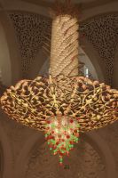 Große Shaikh Zayed Moschee Abu Dhabi - Swarovskileuchter