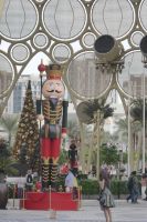 EXPO 2020 - Al Wasl Dome mit Nussknacker