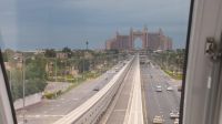 Fahrt mit der Monorail auf Palm Jumairah