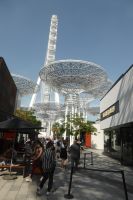 Blue Water Island mit dem Riesenrad Ain Dubai (Dubai Eye)