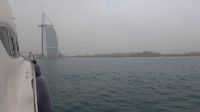 Yachtfahrt - Burj Al Arab im Nebel