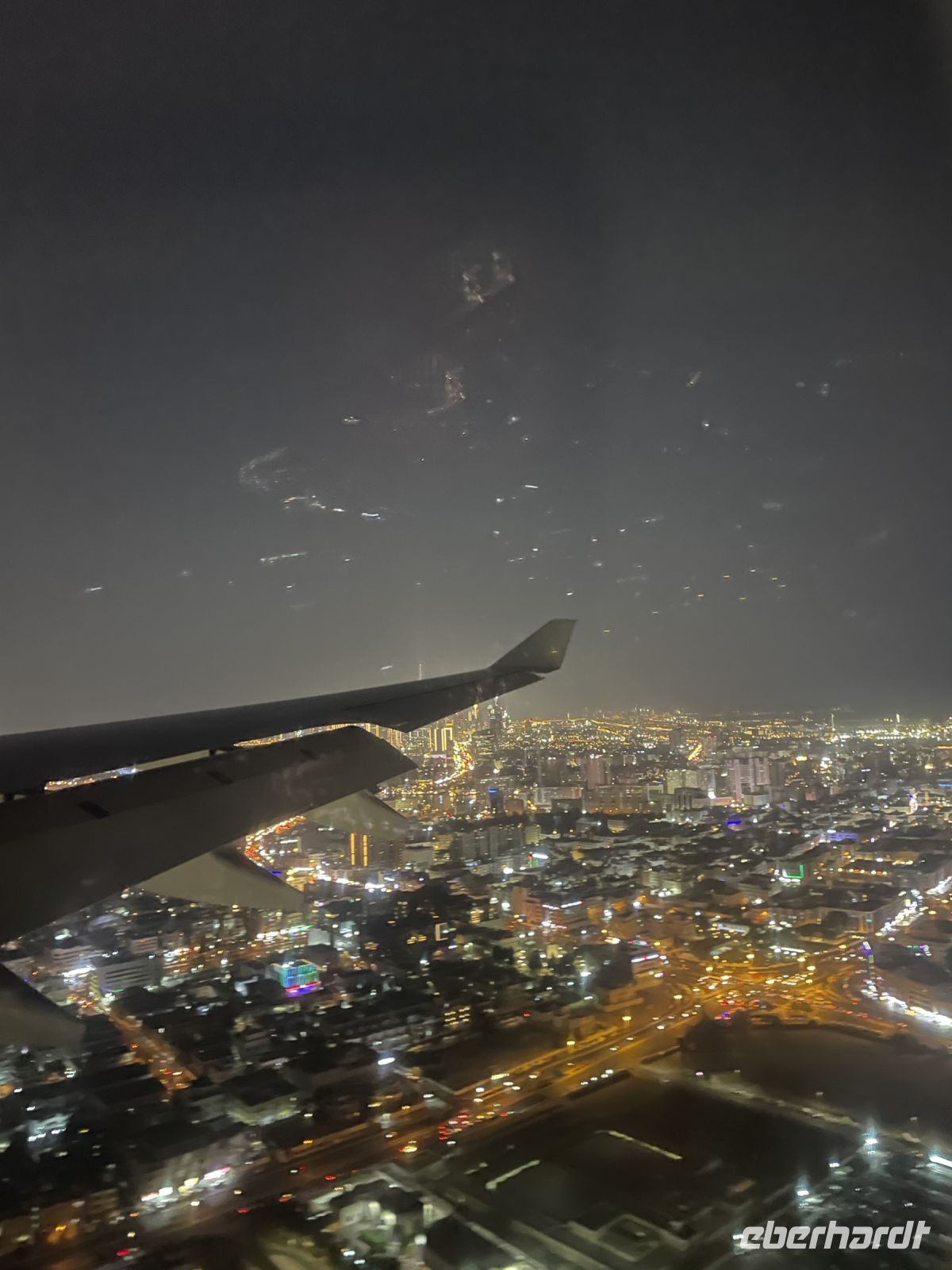 Anflug auf Dubai