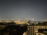 Dubai bei Nacht - Blick von unserem Hoteldach