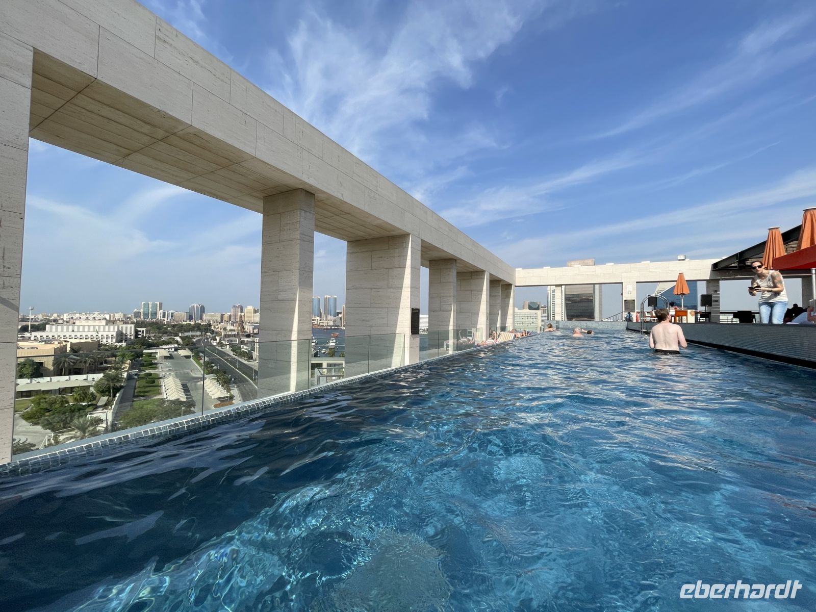 Pool auf unserem Hoteldach