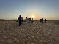 Fotostopp in den Sanddünen