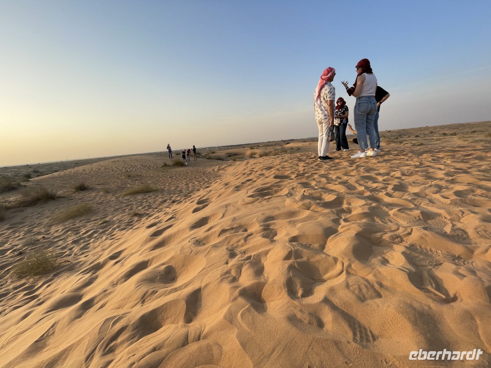 Fotostopp in den Sanddünen
