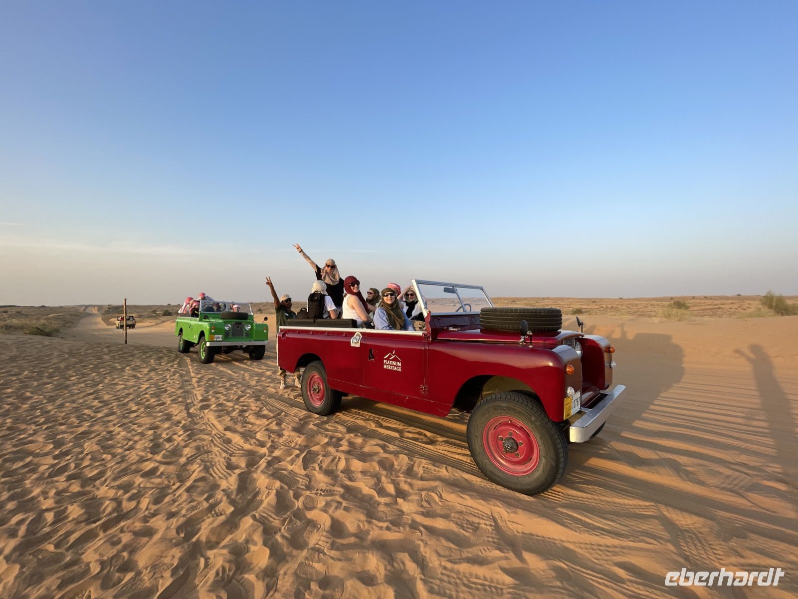 Fotostopp in den Sanddünen